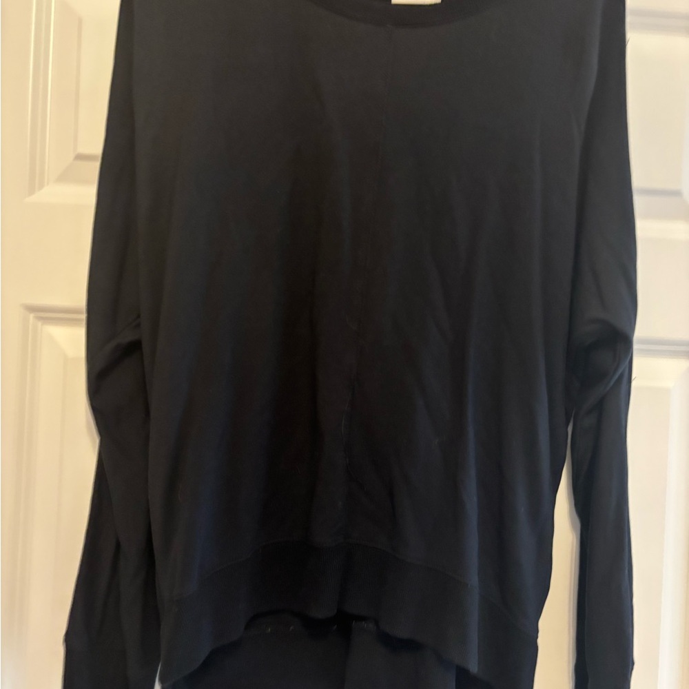 Thread & Supply Black Crew Neck Top